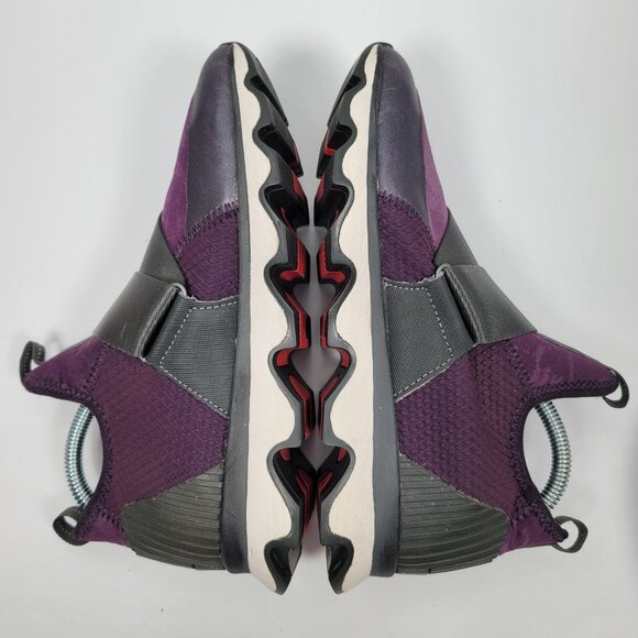 Sorel Kinetic Sneak Women's Purple Knit Slip On Sneakers NL3374-506 US Size 8.5 - Picture 6 of 10